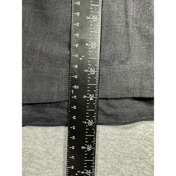 NWT Ivy Jane Small Smocked Black Top Blouse Long Sleeve‎ Boho Hippie - Picture 4 of 5